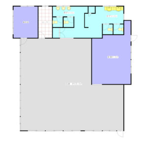 安川町売り店舗間取り図